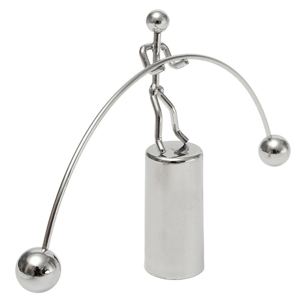 Motion Toy Weightlifter Mold Kinetic Stainless steel Weightlifting Perpetual Balance Art Education Gadget Office Desk Decor