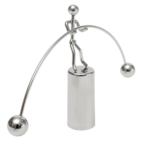 Motion Toy Weightlifter Mold Kinetic Stainless steel Weightlifting Perpetual Balance Art Education Gadget Office Desk Decor