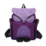 Newest X Feeling Fashion Cute Owl Backpack Women Cartoon School Bags For Teenagers Girls Nylon Women Backpack