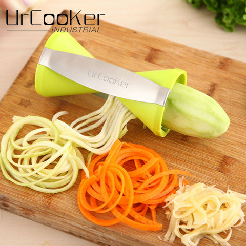 Vegetable Fruit Spiral Shred Process Device Cutter Slicer Peeler Kitchen Tool Slicer spirelli spiralizer julienne cutter SS-D01A