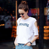 New Arrival 2017 Fashion Style Summer Shirt Women Hollow Out Top Tees Harajuku O-Neck Off Shoulder Kawaii Women Tops