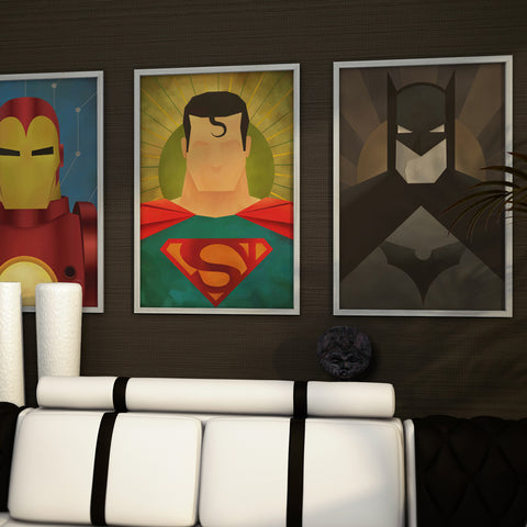 Fashion Home Decoration Cinema Children's Superhero Avenger Green Arrow Man Flash Cartoon DC Comics Poster Canvas Art Print