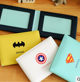 Novelty Super Hero Cartoon Silicone Card Cover Bus Bank Id Card Case Holder