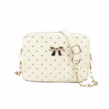 2017 Summer Fashion Women Messenger Bags Rivet Chain Shoulder Bag PU Leather Crossbody Quiled Crown bags