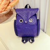 Fashion Cute Owl Backpack Women Cartoon School Bags For Teenagers Girls PU Leather Women Backpack 2016 Brands Mochila Sac A Dos