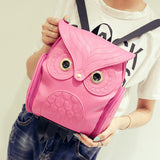 Fashion Cute Owl Backpack Women Cartoon School Bags For Teenagers Girls PU Leather Women Backpack 2016 Brands Mochila Sac A Dos