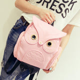 Fashion Cute Owl Backpack Women Cartoon School Bags For Teenagers Girls PU Leather Women Backpack 2016 Brands Mochila Sac A Dos
