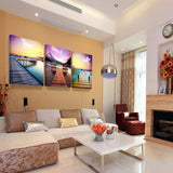 Home Decor Canvas Painting Abstract City Street Landscape Decorative Paintings Modern Wall Pictures 3 pcs Wall Art No Frame HY87