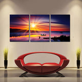 Home Decor Canvas Painting Abstract City Street Landscape Decorative Paintings Modern Wall Pictures 3 pcs Wall Art No Frame HY87
