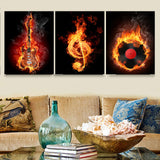Home Decor Canvas Painting Abstract City Street Landscape Decorative Paintings Modern Wall Pictures 3 pcs Wall Art No Frame HY87