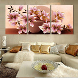 Home Decor Canvas Painting Abstract City Street Landscape Decorative Paintings Modern Wall Pictures 3 pcs Wall Art No Frame HY87
