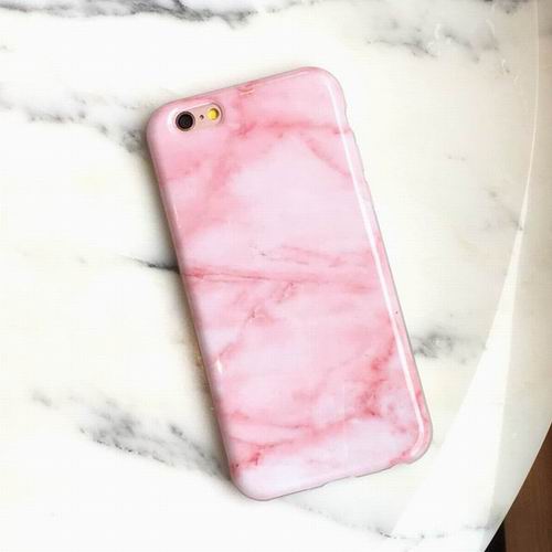 New Wine Red Pink Marble Soft TPU Case For iPhone 7 For iPhone 6 6S 7 Plus Stylish Cute Unique Phone Cover Cases Girls Coque