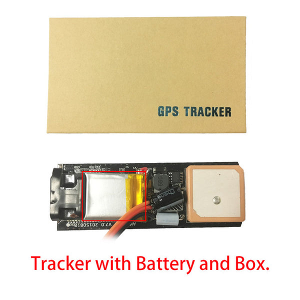 Mini Waterproof Builtin Battery GSM GPS tracker for Car motorcycle vehicle tracking device with online tracking system software
