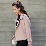 Quintina 2016 New Fashion Bomber Jacket Long Sleeve Plus Size Autumn Female Basic Jacket Women Jacket Coat