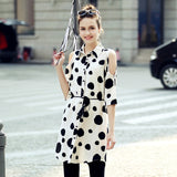 2017 Summer Women Dress Hollow Out Elegant Vintage Half Sleeve Fashion Mini Party Vestidos Women Summer Dress Chiffon Dress