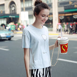 2017 New Arrival Casual Shirt Summer Preppy Style Fashion Women Top Tees Harajuku Candy Color O-Neck Short Sleeve Alien T Shirt