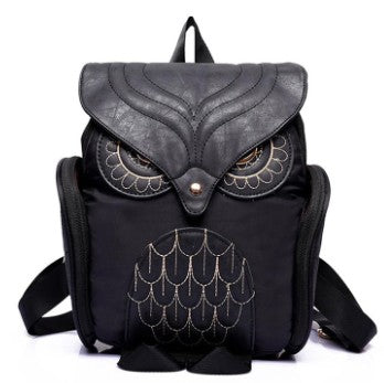 Newest X Feeling Fashion Cute Owl Backpack Women Cartoon School Bags For Teenagers Girls Nylon Women Backpack