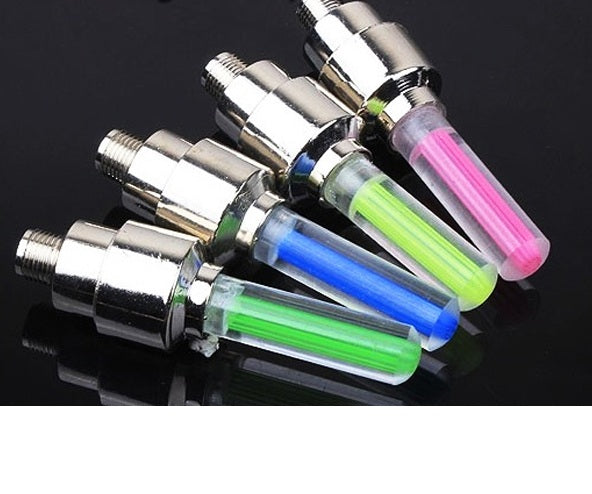 New Led Bicycle Lights 4pcs/set Wheel Tire Valve's Bike Accessories Cycling Led Bycicle Accessories Light