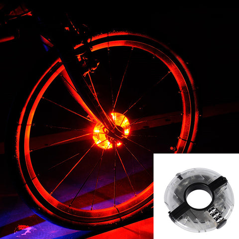 Leadbike 2016 New Bicycle Cycling Hubs Light Bike Front/Tail Light Led Spoke Wheel Warning Light Waterproof Bike Accessories