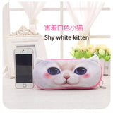 pencil case cat pencilcase 3D lapices material escolar pen pouch bag plush box school supplies trousse scolaire stylo papelaria