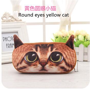 pencil case cat pencilcase 3D lapices material escolar pen pouch bag plush box school supplies trousse scolaire stylo papelaria
