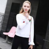 Quintina 2017 New Arrival Long Sleeve Spring Lady T-Shirt Fashion Tees For Women Plus Size Tops Women Tops Alien Tee Shirt Femme