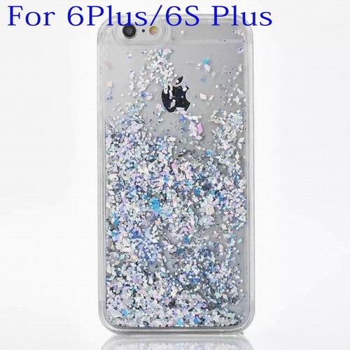 Hot Glitter Dynamic Liquid Diamond Quicksand Case For iPhone 5 5S SE 6 6S 6Plus 6SPlus Transparent Clear Hard Phone Case