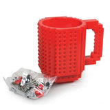 350ml Creative Drinkware Building Blocks Mugs DIY Coffee Cup Block Puzzle Mug Personality Water Cup Build-On Brick Creative Mug