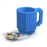 350ml Creative Drinkware Building Blocks Mugs DIY Coffee Cup Block Puzzle Mug Personality Water Cup Build-On Brick Creative Mug