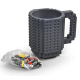 350ml Creative Drinkware Building Blocks Mugs DIY Coffee Cup Block Puzzle Mug Personality Water Cup Build-On Brick Creative Mug