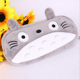 1pcs Kawaii Japan Totoro plush cartoon pen pencil case stationery Large pencil box School Supplie Stationery bag penalty 04819