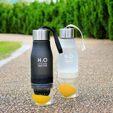 New Xmas Gift 650ml My Water Bottle plastic Fruit infusion bottle Infuser Drink Outdoor Sports Juice lemon Portable Kettle