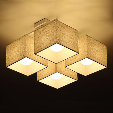 Fabric art Cloth LED Ceiling Light Nordic LED ceiling Lamps Modern Living Room Lamp  Bedroom Lighting