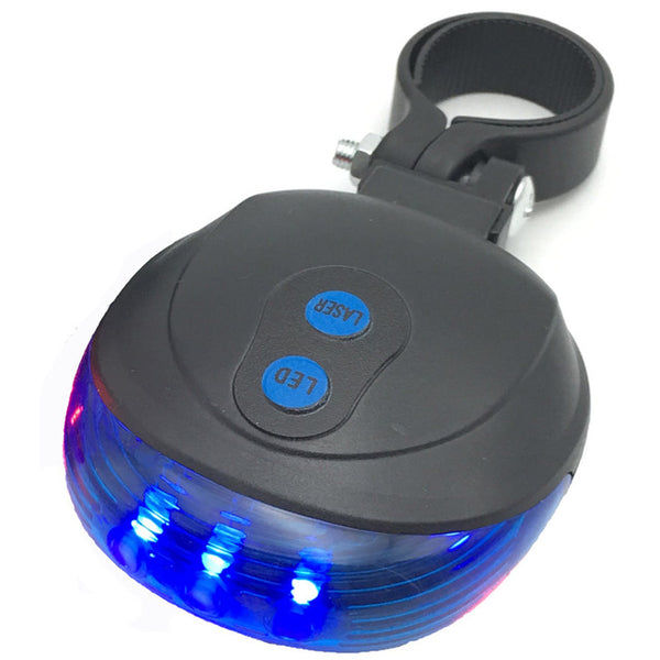 LED Bicycle Bike Light Night Mountain 5 LED+ 2 Laser Tail Light MTB Safety Warning Bicycle Rear Light Lamp Bike Accessories