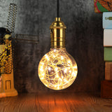 3D Star/Colour Fairy G95 Led Edison Light E27 220v LED Bulb Lamp String Filament Retro Glass Lampara Ampoule Christmas Wedding