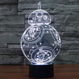 3D Novelty Light lampada led Death Star Table Lamp 3D Bulbing Light Touch Lava Lamp Star Wars night light baby Figure Kids Gif