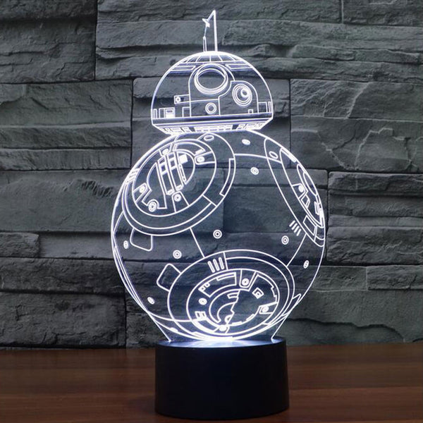 3D Novelty Light lampada led Death Star Table Lamp 3D Bulbing Light Touch Lava Lamp Star Wars night light baby Figure Kids Gif