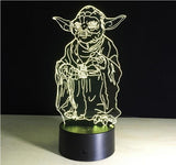 3D Novelty Light lampada led Death Star Table Lamp 3D Bulbing Light Touch Lava Lamp Star Wars night light baby Figure Kids Gif