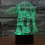 3D Novelty Light lampada led Death Star Table Lamp 3D Bulbing Light Touch Lava Lamp Star Wars night light baby Figure Kids Gif