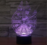 3D Novelty Light lampada led Death Star Table Lamp 3D Bulbing Light Touch Lava Lamp Star Wars night light baby Figure Kids Gif