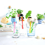 Creative Chuppon DIY Self Watering Animal Planter Flower Pot Mini Bonsai Plant Kit With Soil Seeds Indoor Desk Decorative Plants