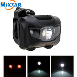 ZK50 LED Bicycle Light MTB Bike Front Rear Light ABS Head Tail Taillight Warning Lights Flashlight For Bike Cycling Accessories