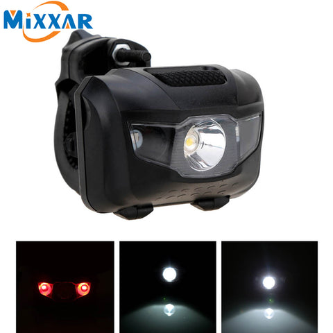 ZK50 LED Bicycle Light MTB Bike Front Rear Light ABS Head Tail Taillight Warning Lights Flashlight For Bike Cycling Accessories