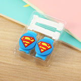 Creative Cartoon Kawaii Animal Hello Kitty Batman USB Cable Earphone Line Saver For Mobile Phone Charging Data Line Protector DM