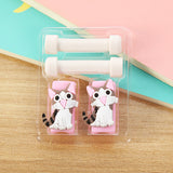 Creative Cartoon Kawaii Animal Hello Kitty Batman USB Cable Earphone Line Saver For Mobile Phone Charging Data Line Protector DM