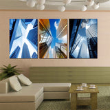 Home Decor Canvas Painting Abstract City Street Landscape Decorative Paintings Modern Wall Pictures 3 pcs Wall Art No Frame HY87