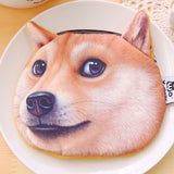 P01 Kawaii Cute Dog Doge Creative 3D Printed Card Holder Credit / Bank Card Case Wallet Card Storage Case