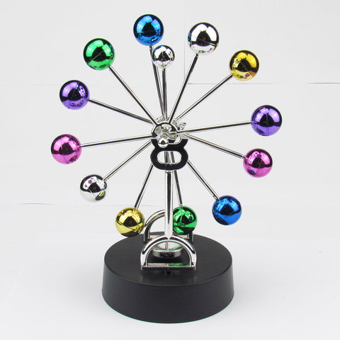 Ferris wheel Newton Pendulum Ball Home Creative Decoration Magnet  Rotary Perpetual Ball Office  DeskToy