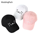 Cat Embroidery Women Baseball Cap Travel Sunscreen Female Bone Casquette Hats Summer Ladies Snapback Caps Women's Accessories
