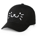 Cat Embroidery Women Baseball Cap Travel Sunscreen Female Bone Casquette Hats Summer Ladies Snapback Caps Women's Accessories